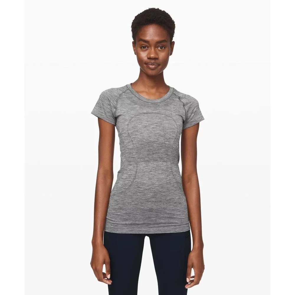 Lululemon Swiftly Tech Short Sleeve Crew Running Tee Gray